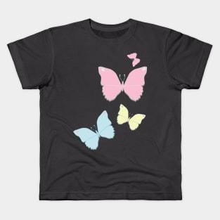 Butterflies Flying Kids T-Shirt